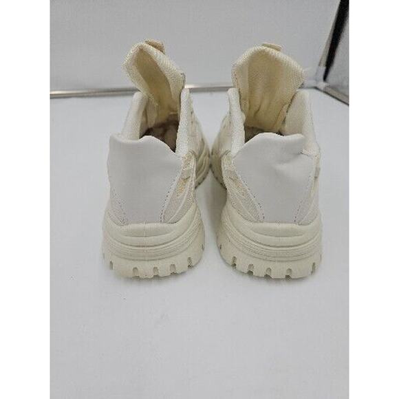 Children Laceup With Lace Lock Sneakers Size EU37/US5 White - Picture 3 of 3